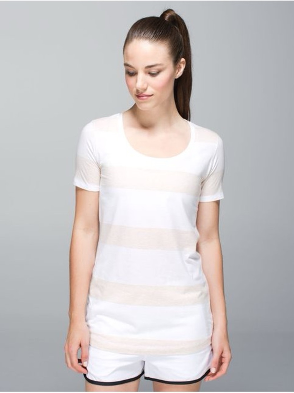Lululemon Every Yogi Striped Tee
